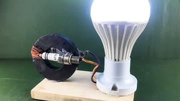 Amazing Generator coil Free Energy Self Running By Spark Plug
