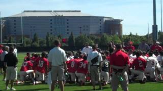 Urban Meyer gives his "two steps beyond" speech