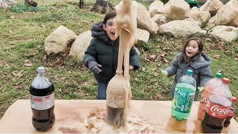Mentos Eruption Science Experiment 