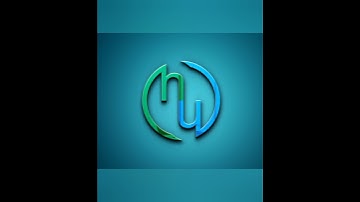 H monogram logo design in CorelDraw tutorial short video #coreldraw #viral