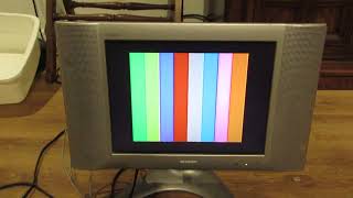 Testing color and sound functions in Extended Color Basic on my Tandy CoCo 2