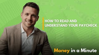 How to Read and Understand Your Paycheck