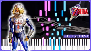 Sheiks Theme ~ The Legend of Zelda: Ocarina of Time | Piano (+ Sheet Music)
