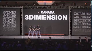 3Dimension - Canada | MiniCrew Division | 2025 World Hip Hop Dance Championship Semifinals