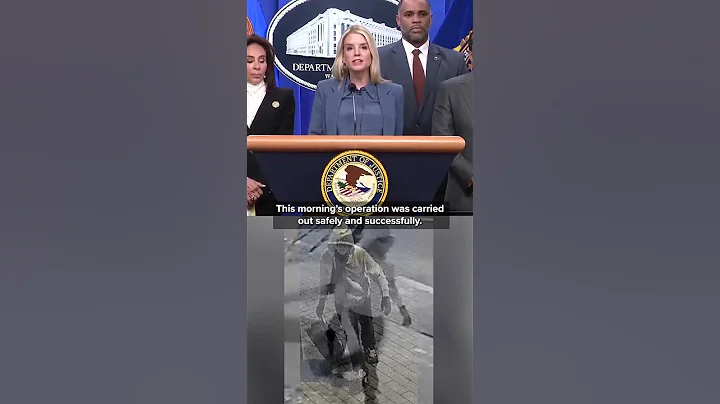 AG Pam Bondi announces the FBI arrested a suspect in the Washington, DC pipe bomb case from 2021