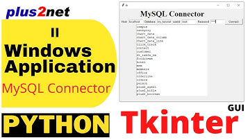 Windows application to Connect to MySQL database using Python Tkinter and PyInstaller