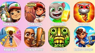 Subway Surfers, Subway Surfers City, Tom Gold Run, Tom Hero Dash and Kooply Run- Handcam Gameplay 🎮🔥 screenshot 5
