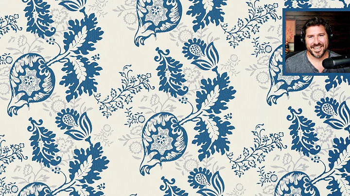 How to Make a Half Drop Repeat Pattern: Inkscape Seamless Floral Pattern Tutorial
