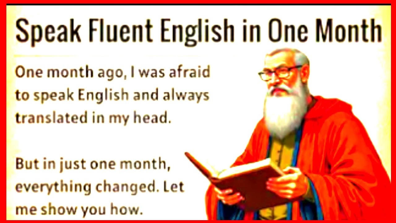 HksHow I Spoke Fluent English in One Month || Graded Reader || Speak English Fluently 