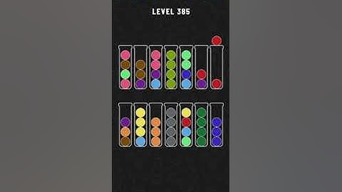 Ball Sort - Color Puzzle Game - Level 385 - Walkthrough SOLVED by RobotPlayer AI!!!
