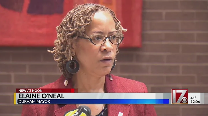 New Durham mayor discussing her plans for the city...
