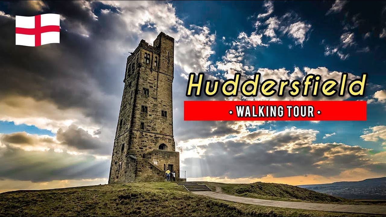 HUDDERSFIELD TOWN ON THE HILLS CASTLE HILL, GREENHEAD PARK & TOWN