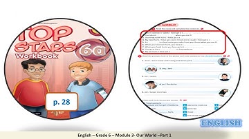 Grade 6   English   Module 3 Our World Part 1
