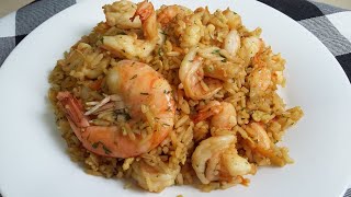 Arroz con camaron