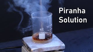 Making Corrosive Piranha Solution From Walmart Chemicals | Peroxymonosulfuric Acid Synthesis