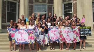 MC Alpha Xi Delta Fall Semester 2018