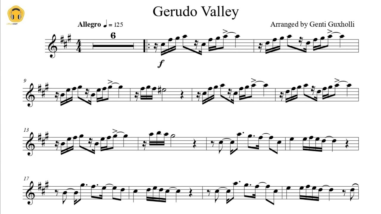 Gerudo Valley - The Legend of Zelda: Ocarina of Time (Flute Solo with Piano Accompaniment/Sheets)
