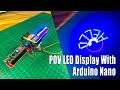 How to make a POV display with the Arduino | With PCB | Simple POV display with Arduino