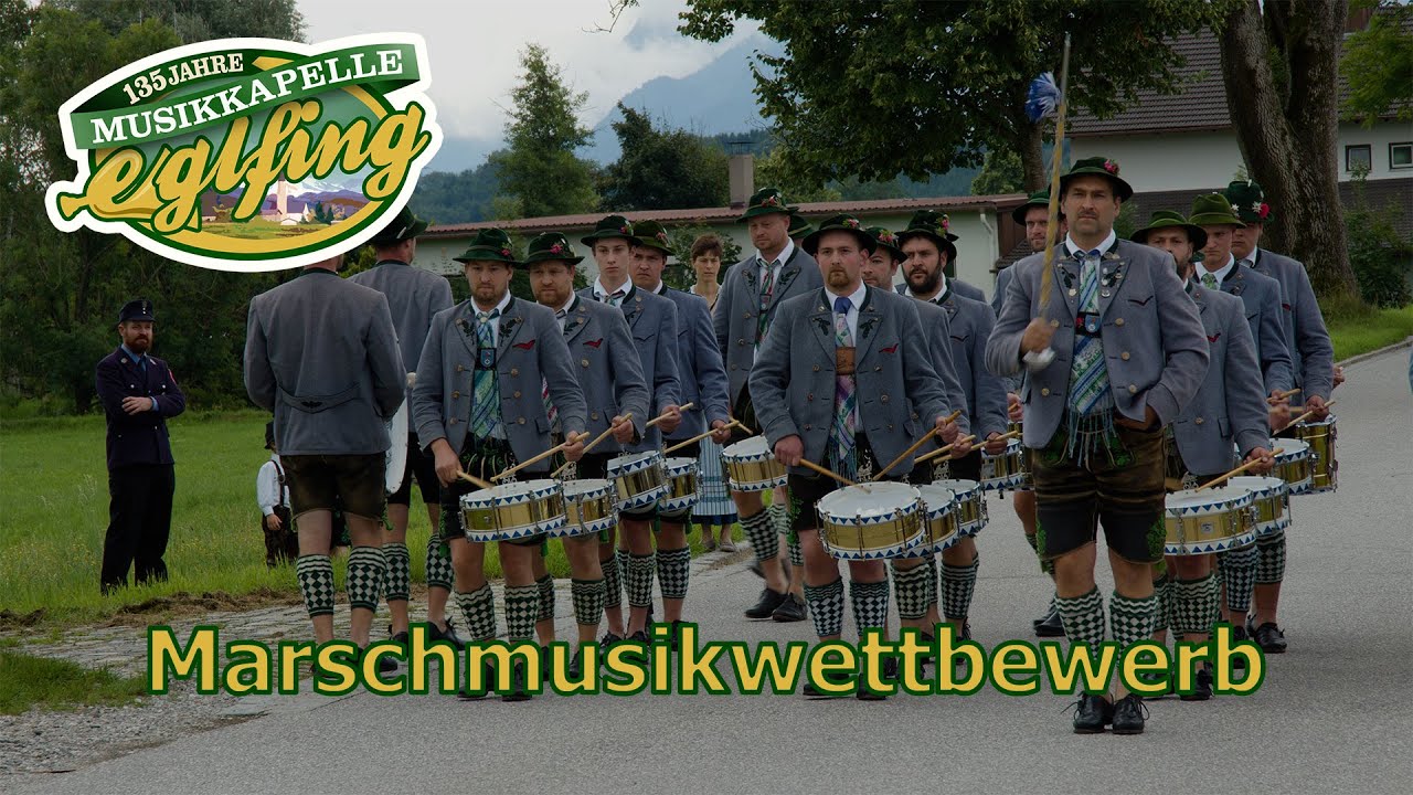 Marschmusikwettbewerb - 135 Jahre Musikkapelle Eglfing -4K-