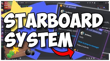 [NEW] - Discord Bot STAR BOARD System! || Discord.js V14