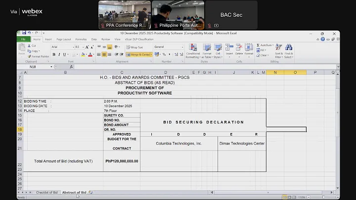 HO-BAC-PGCS No. 067-2025 BAC Meeting (Opening of Bids)