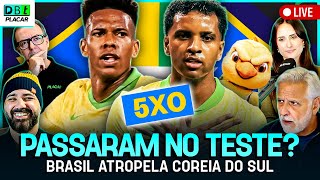 BRASIL GOLEIA COREIA DO SUL, ESSE É O TIME IDEAL DE ANCELOTTI? | Debate Placar | 10/10 screenshot 5