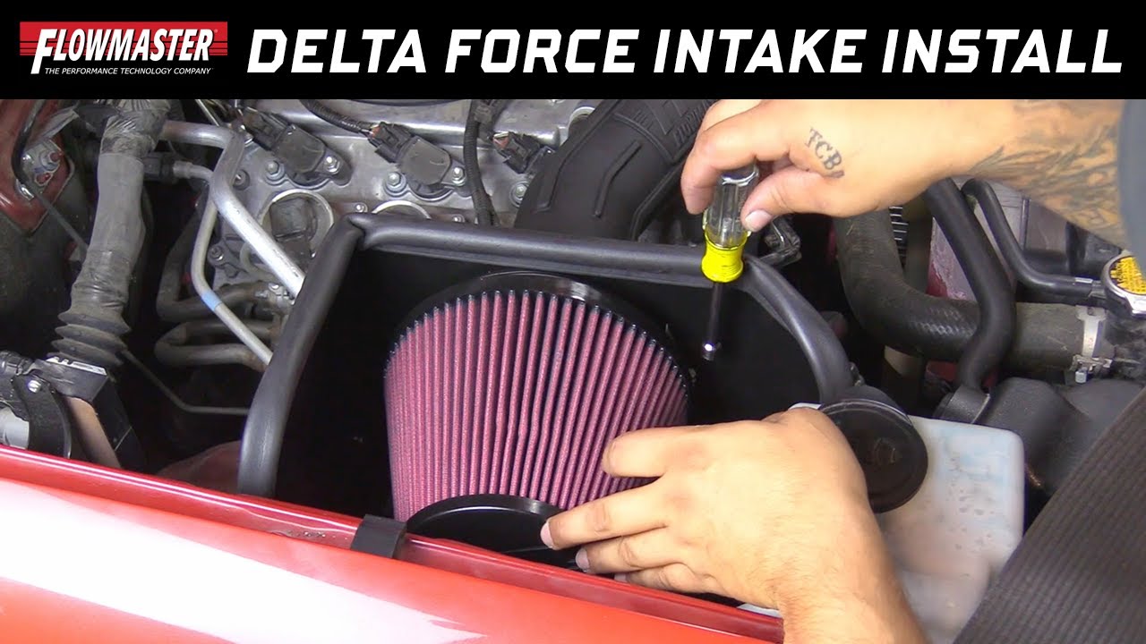 201215 Toyota 4.0L, Flowmaster Delta Force Cold Air Intake