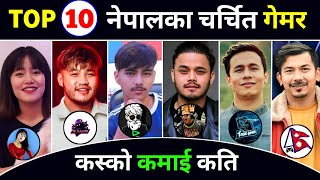 TOP 10 Highest Earning Gaming Youtubers In Nepal ? Tonde Gamer | Laka Gaming | Cr7 HORAA Income ?