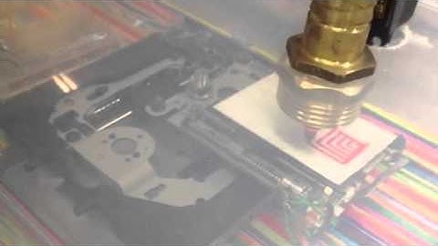 X-Y Plotter drawing squares