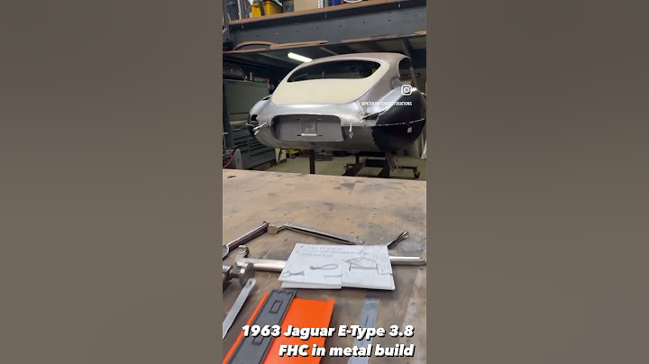Jaguar E-Type Coupe restoration in metal #classiccars