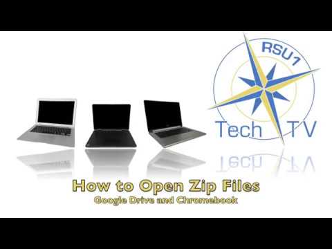 Open Zip Files on Google Drive using a Chromebook
