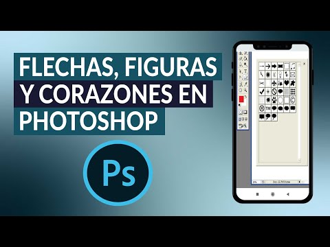 Flechas, corazones y figuras en PHOTOSHOP: Personalizadas paso a paso