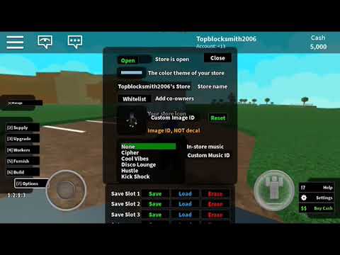 Roblox Retail Tycoon 2 Youtube - retail tycoon roblox music id