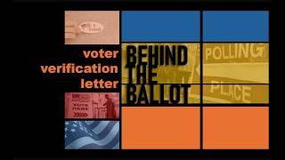 Behind the Ballot - A Civic Check In Podcast - Episode 6: Voter Verification Letter