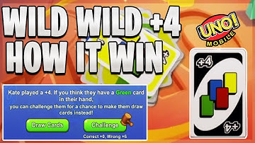How to play Wild +4 and stop losing Challenge Everytime | UNO! Mobile