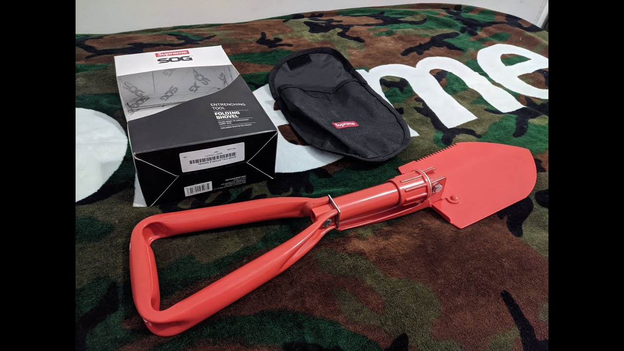 Supreme x SOG Folding Shovel Fall Winter 2017 Pickups Review