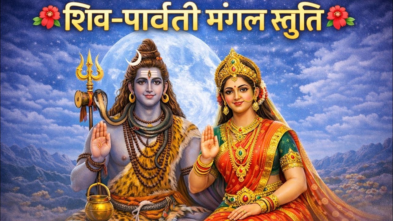 🌺 सोमवार विशेष | शिव–पार्वती मंगल स्तुति 🌺Divine Monday Special