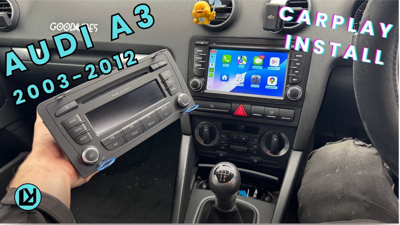 How to install carplay Audi A3 8P 2003-2013 - YouTube