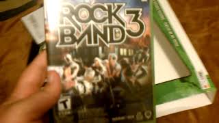 Rock Band 3 Keyboard Bundle Unboxing.
