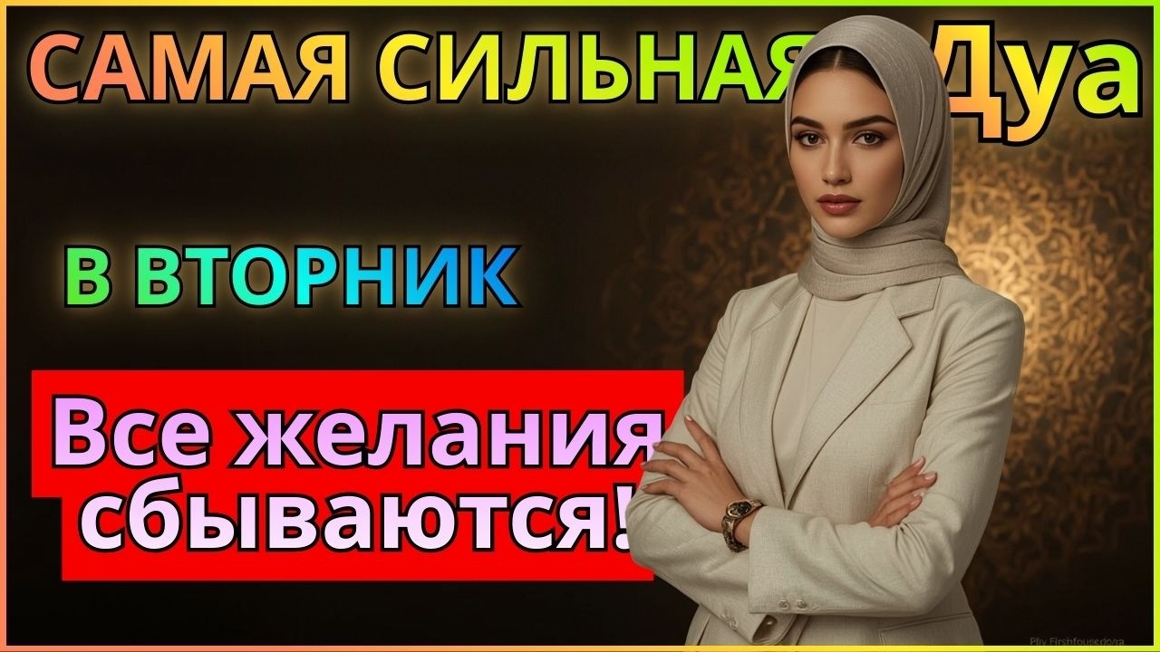 САМАЯ СИЛЬНАЯ Дуа в ВТОРНИК ДАЕТ УВАЖЕНИЕ, БОГАТСТВО, РИЗК, ДЕНЬГИ, УСПЕХ И СЧАСТЬЕ! #дуа