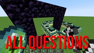 ALL Minecraft Questions in 7 minutes!