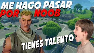 Me hago pasar por noob en Squad random y no me creen!  FORTNITE