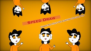 Speed Draw Characters Stills for Lightning Jaguar Map