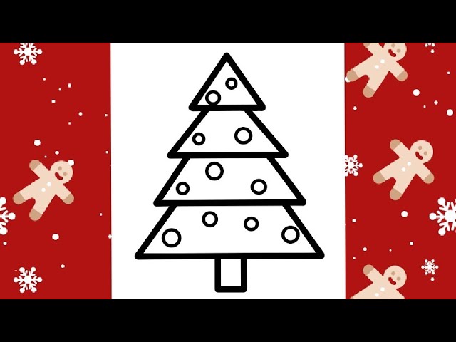 Como Desenhar Uma Arvore De Natal Passo A Passo Facil