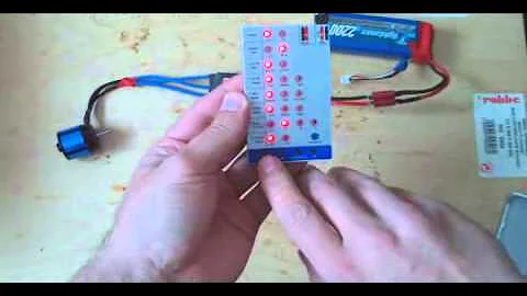 how to program esc with programming card m