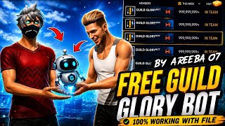 🚀FREE GUILD GLORY BOT WEBSITE 😎 100% WORKING WITH FILE 🗃️ | HOW TO CREATE OWN GUILD BOT 😎 AREEBA 07  screenshot 3