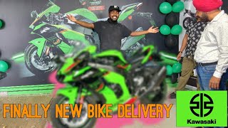 New Bike Delivery 2024 edition I kawasaki l Finally bike ki delivery ho gayi #kawasaki #ninja #bikes