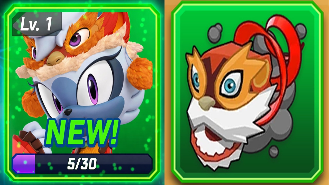 Sonic Forces Speed Battle - Lion Dance Boost Upgraded - Lunar Tangle New Character Gameplay