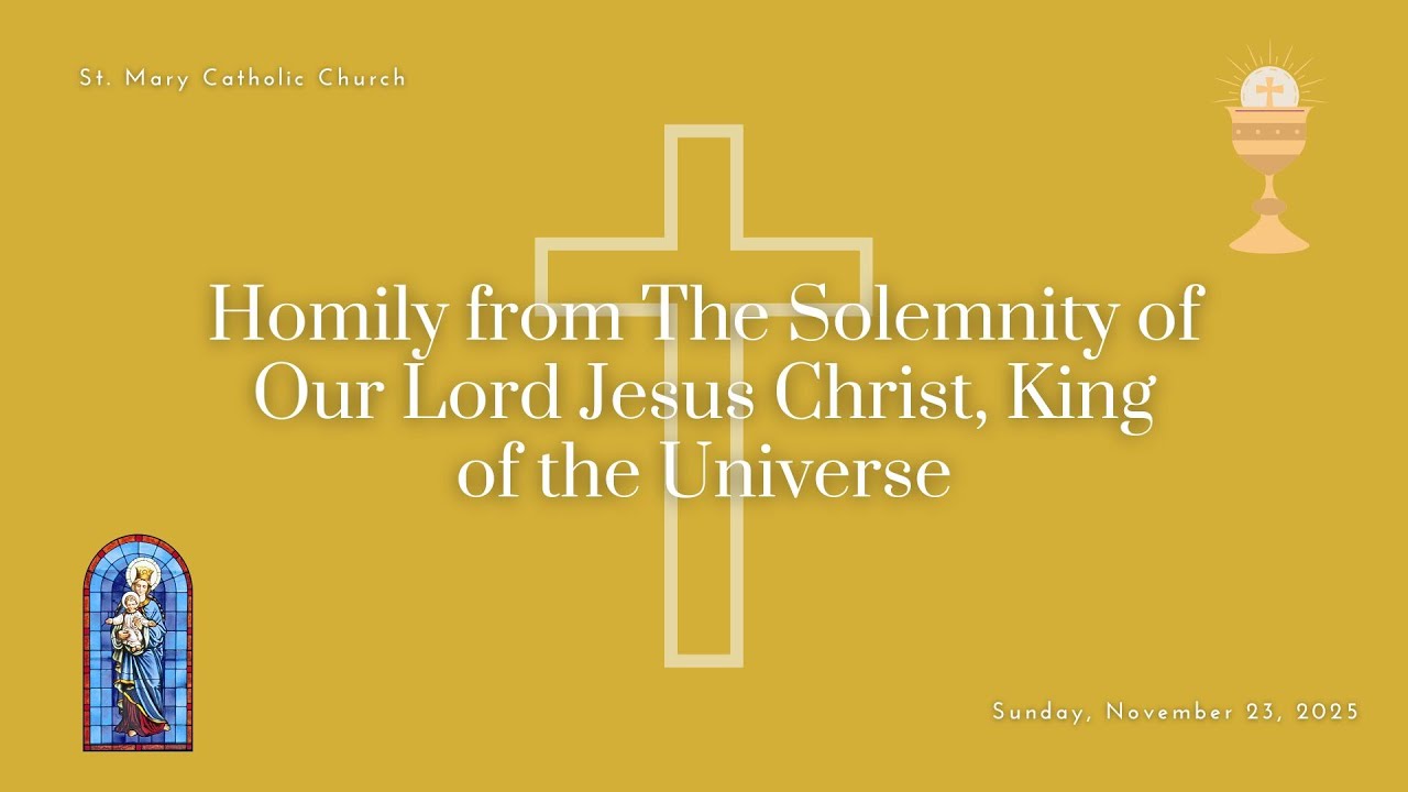 Homily from The Solemnity of Our Lord Jesus Christ, King of the ...