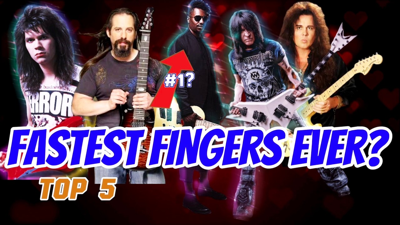 TOP 5 FASTEST GUITARISTS IN THE WORLD 🔥 Speed That Breaks Human Limits”